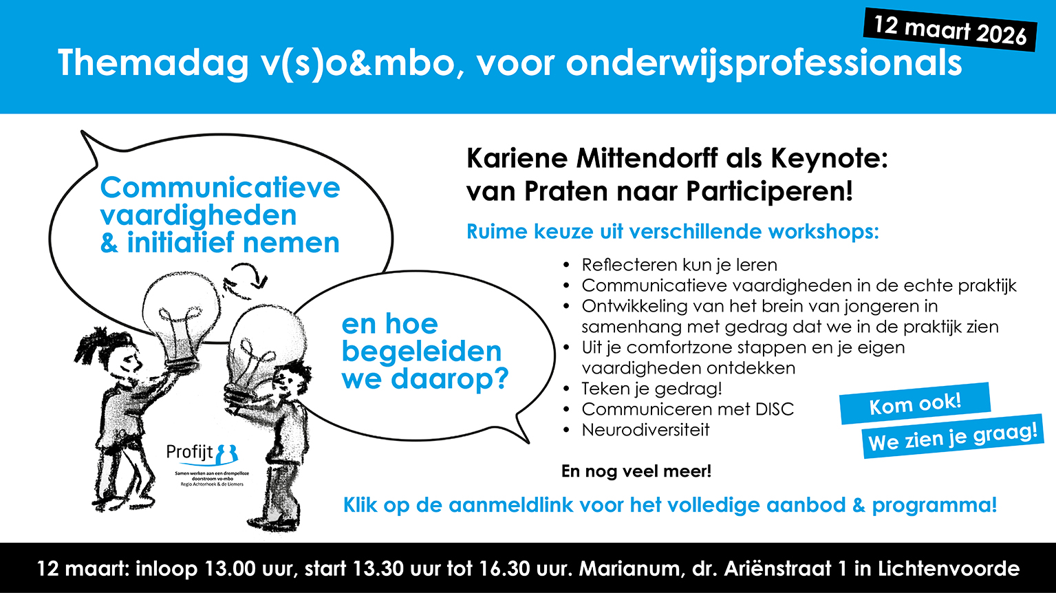 Themadag vombo 12 maart Uitnodiging